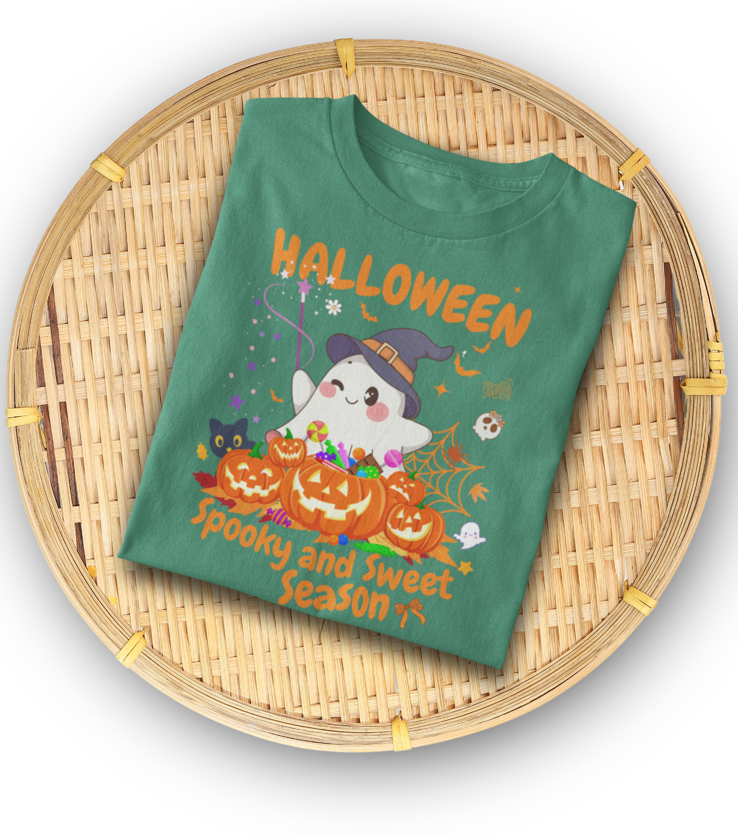 Spooky Ghost Halloween T-Shirt, Funny Halloween T-Shirt, Festive Casual Wear, Party Costume, Fall Clothes.