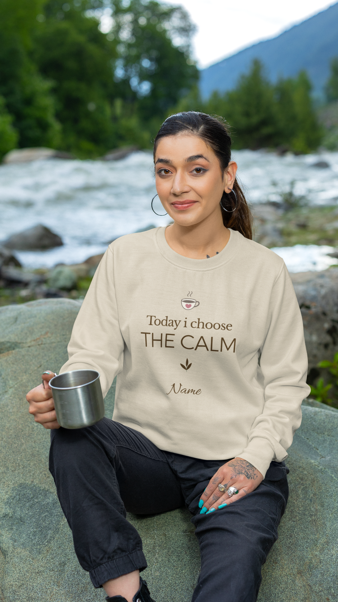 Calm Choice Custom Crewneck Sweatshirt