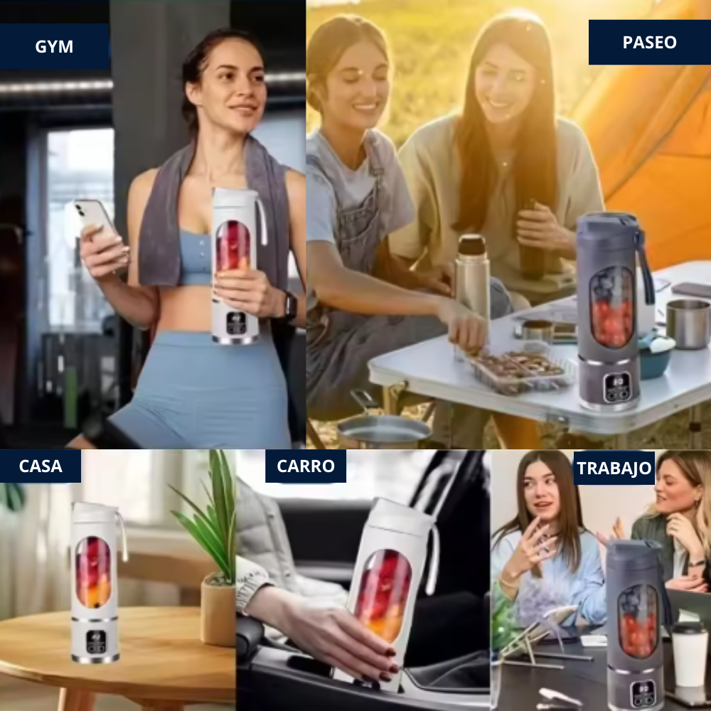 Licuadora de Frutos Profesional Recargable