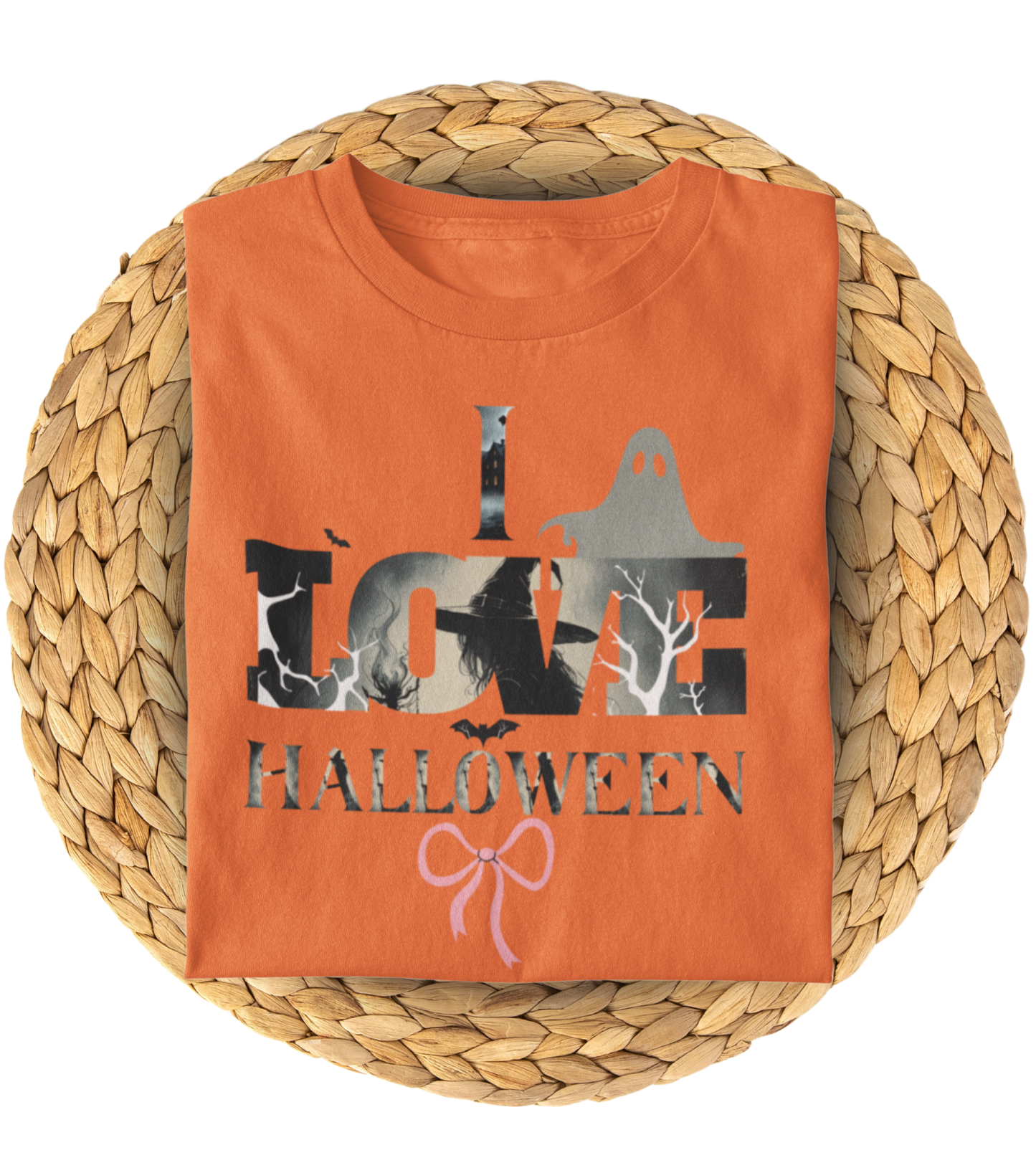 Flirty Halloween Love Witch T-Shirt – Women's Fall Style, Witchy Fashion, Spooky and Charming Clothing, Great for Trick or Treating and Seasonal Gift