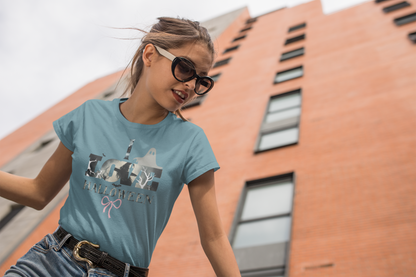 Flirty Halloween Love Witch T-Shirt – Women's Fall Style, Witchy Fashion, Spooky and Charming Clothing, Great for Trick or Treating and Seasonal Gift