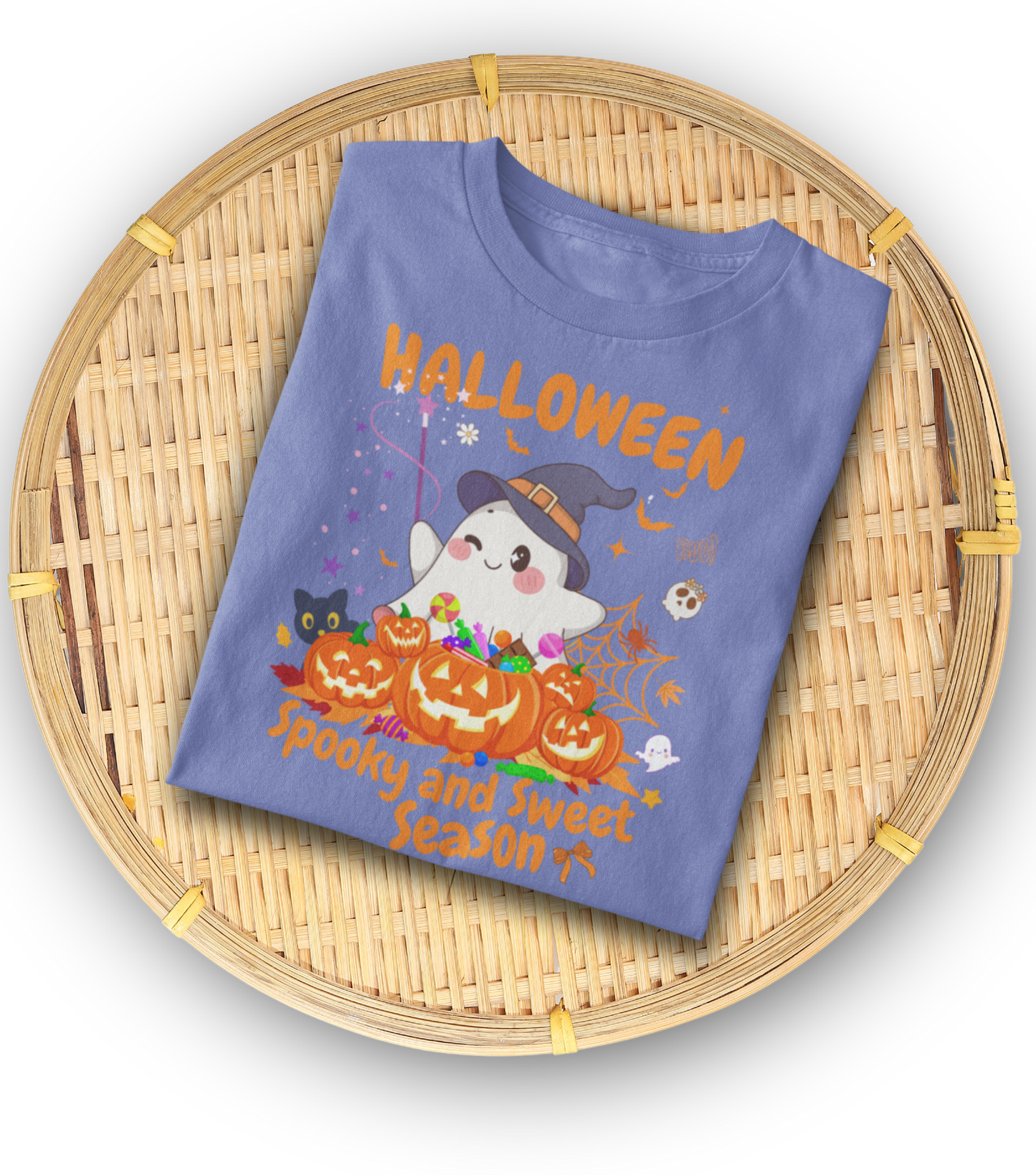 Spooky Ghost Halloween T-Shirt, Funny Halloween T-Shirt, Festive Casual Wear, Party Costume, Fall Clothes.