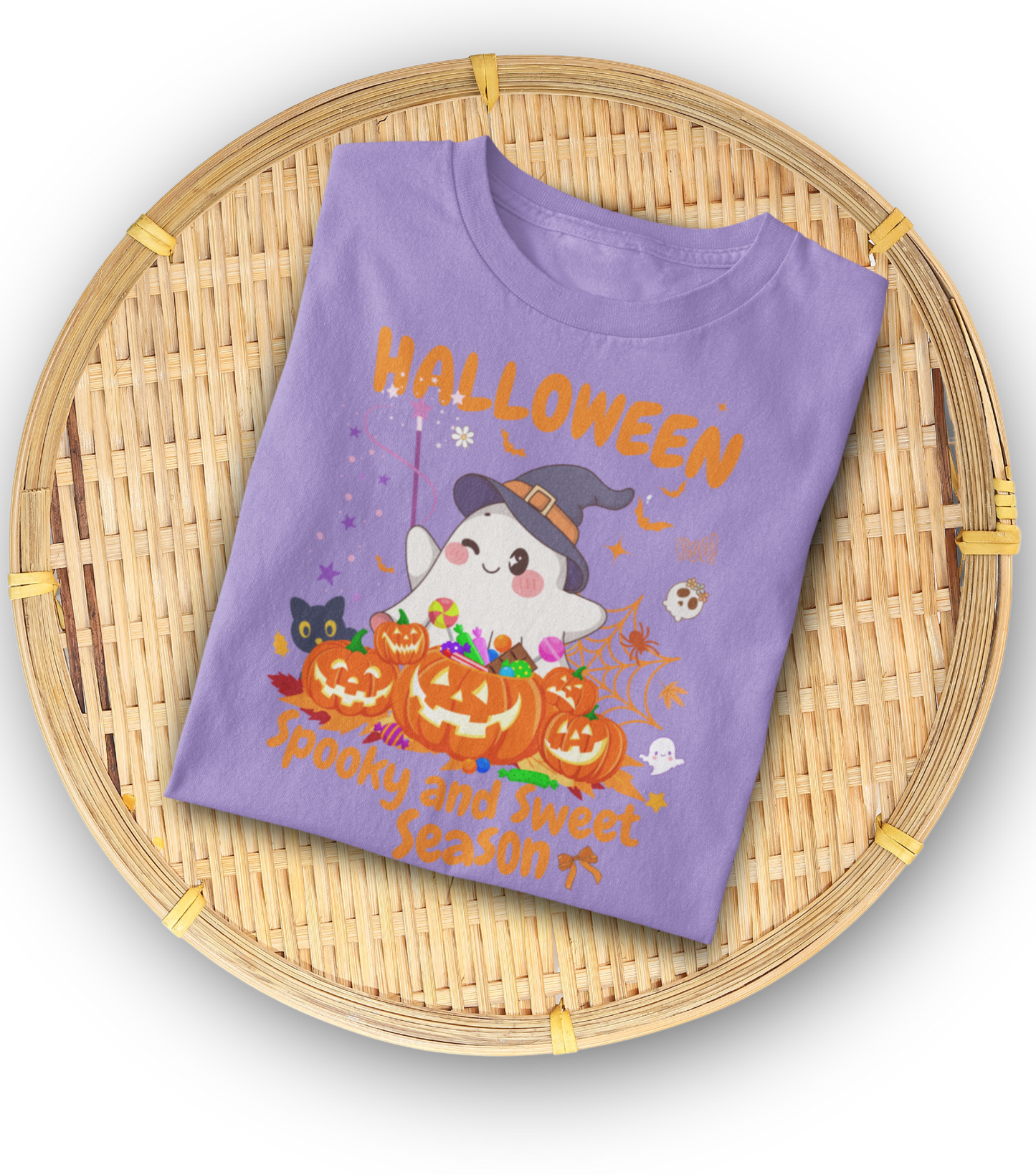 Spooky Ghost Halloween T-Shirt, Funny Halloween T-Shirt, Festive Casual Wear, Party Costume, Fall Clothes.