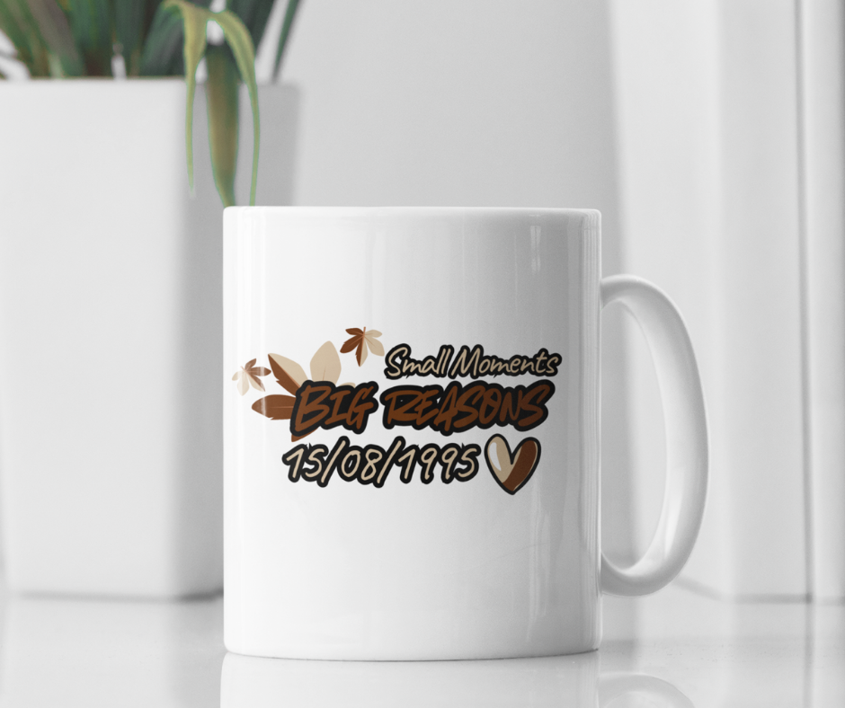 Mug Personalized Little Moments Big Reasons Coffee Mug