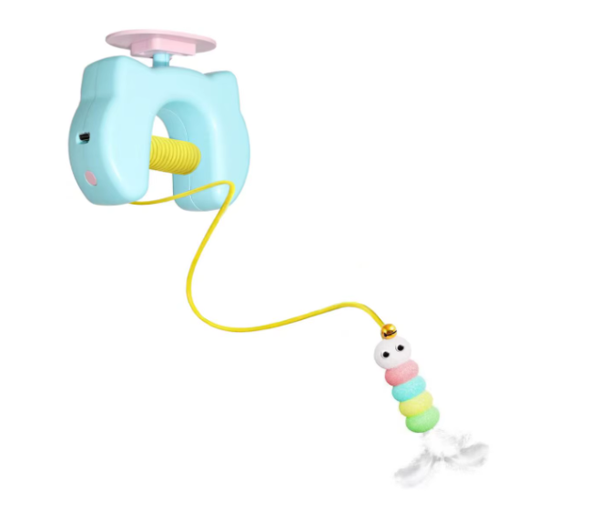 ELECTRIC BUNGEE YO-YO TOY FOR CATS