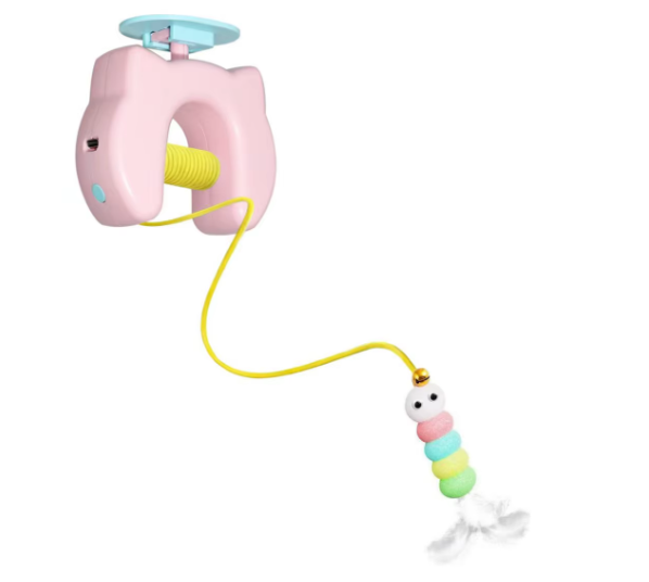 ELECTRIC BUNGEE YO-YO TOY FOR CATS